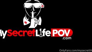 Julianna Vega & Queen Rogue take turns on MySecretLifePOV threesome action