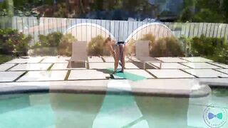 Willow Ryder's big black booty bounces as BBC pounds her hard in POV