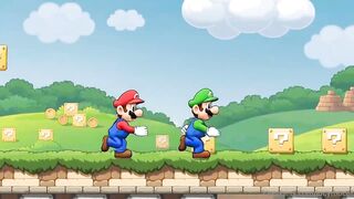 Jasmine Teaa & Lucy Mochi get wild with Super Mario in POV threesome