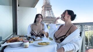 Kim Velez and Amaretto Hammer get down and dirty in Paris's Best Breakfast
