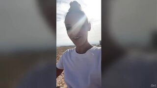 Emma Hix takes a creampie in her tight pussy while getting pounded by Tommy Gunn outdoors