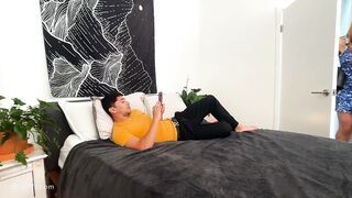 Stepmom Tanya Tate gives her stepson a fleshlight to jerk off to