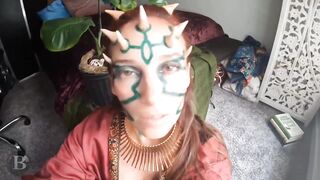 Becky Whyte as Acolyte Cosplay Zabrak Seductress gets Face-Fucked in POV