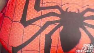 Codi Vore & Ginger Monroe team up to take on a massive dong in a cosplay threesome