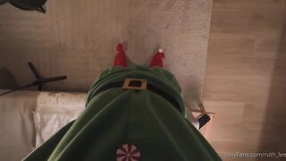 Ruth Lee Naughty Santa Deepthroat Titty Fuck POV