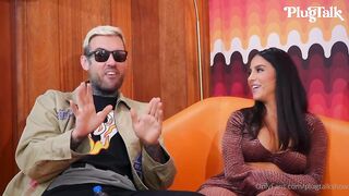 Lena The Plug Savannah Bond Gets Drilled Hard On Orange Couch