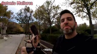 Helektra Fucks Antonio Mallorca In Leather Skirt POV