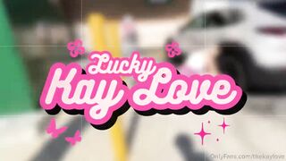 Lucky Kay Inked Blonde POV Gets Smashed Hard After Car BJ