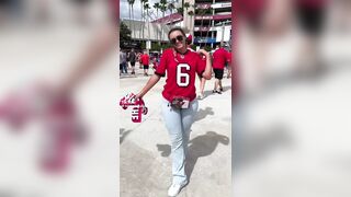 Kirstentoosweet Football Jersey Striptease & Big Ass