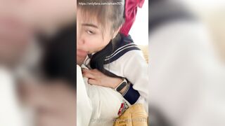 Pretty Amam7078 Enjoys an Intense Rough Schoolgirl Session